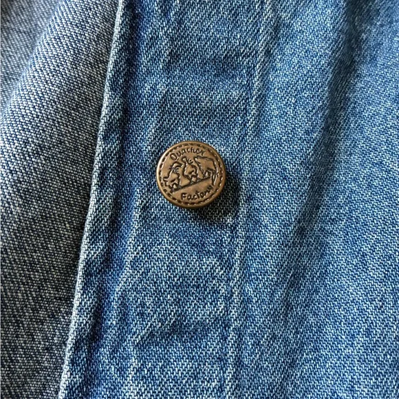 Quacker Factory Blue Jean Jacket with Red Cherry Embroidery - Picture 7 of 7